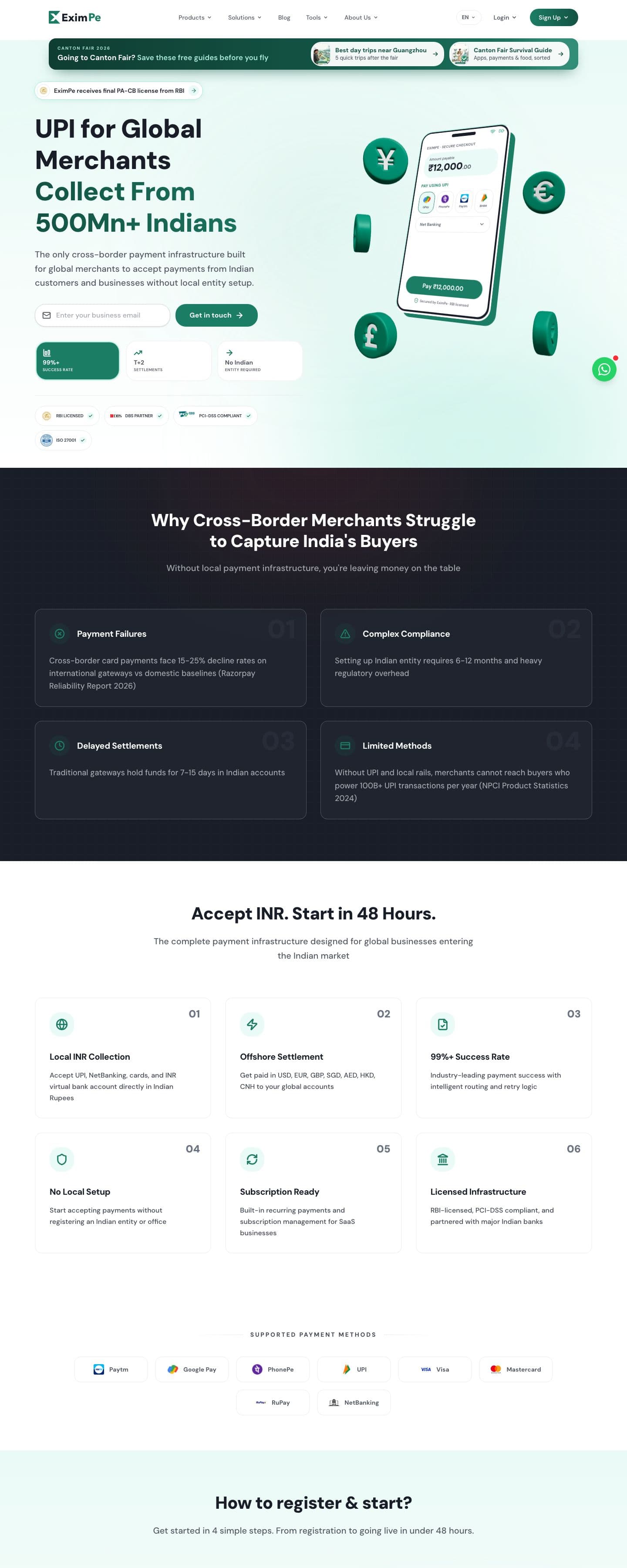 EximPe website